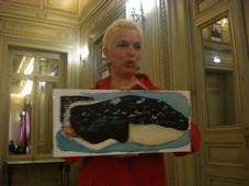 Valérie Dumas et sa baleine